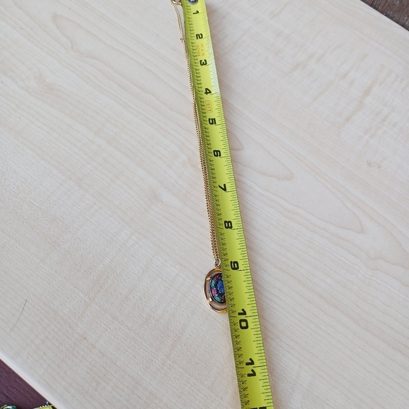 Sarah Coventry Light of the East Pendant Necklace Gold Tone - Picture 7 of 9